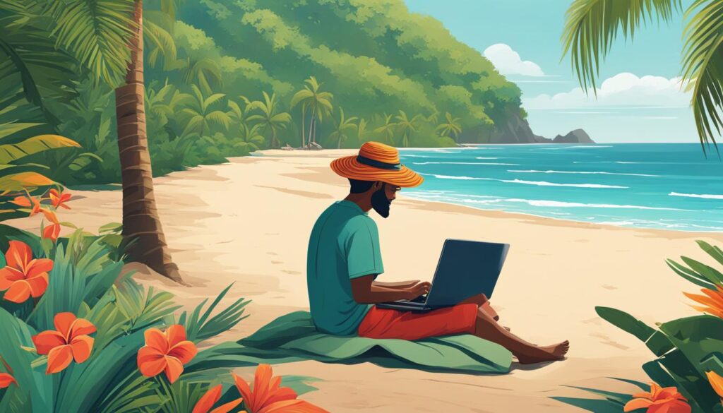 digital nomad in Costa Rica