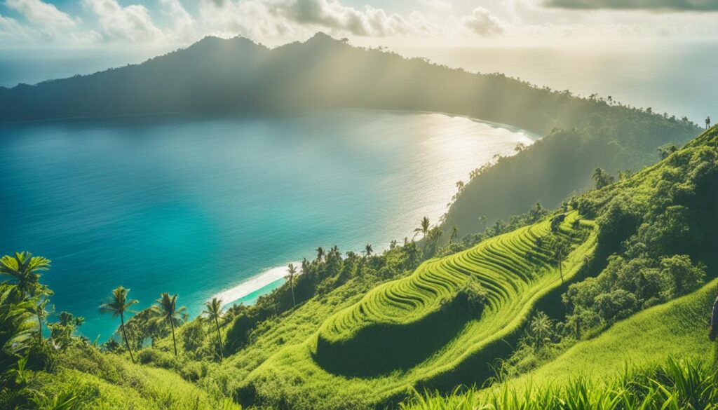 hiking in Bali