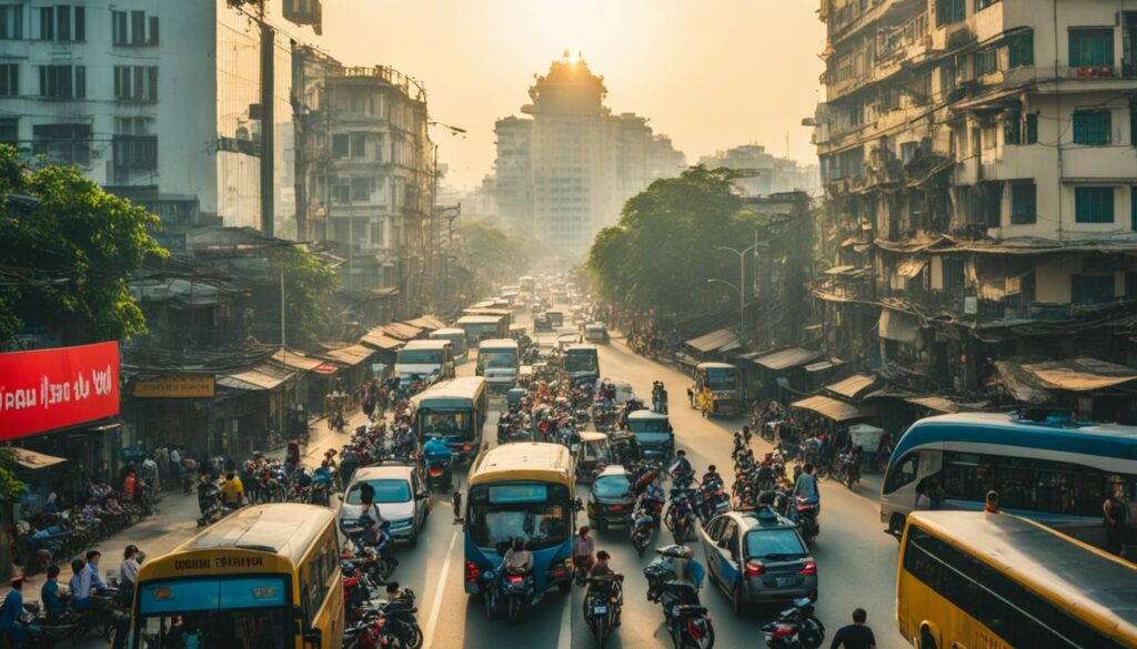 getting from Hanoi airport to city