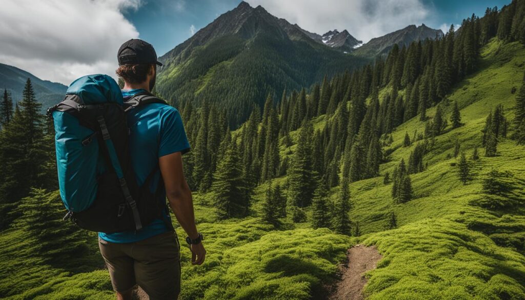 hiking RXBARs