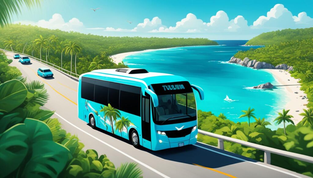 Cancun to Tulum transportation options