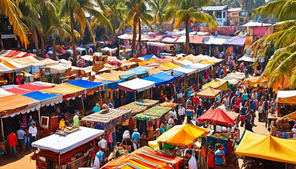 flea markets in Goa