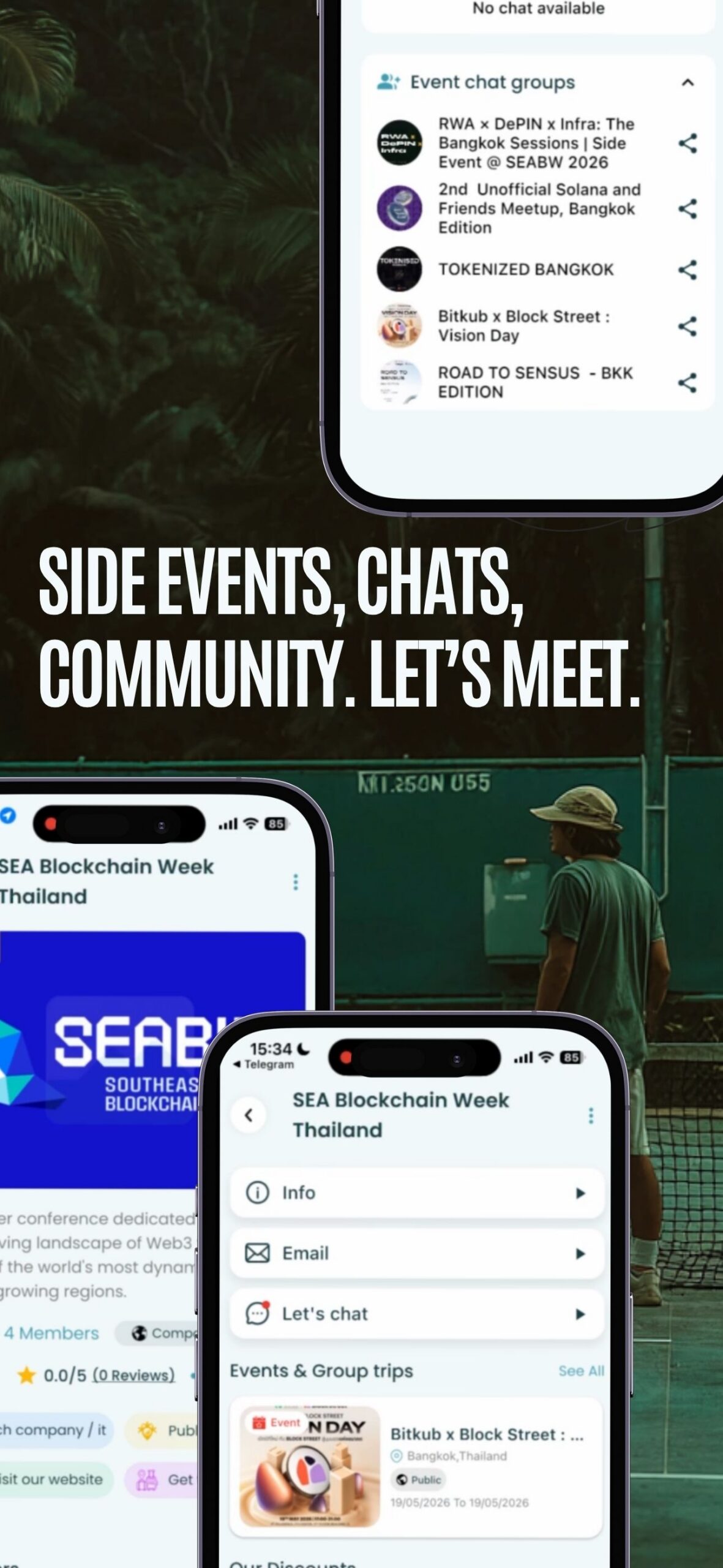 sea thailand blockchain week side events & chats