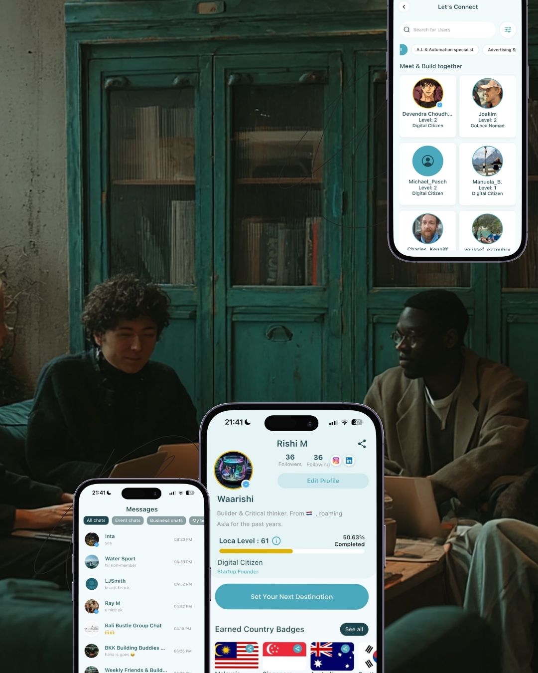digital nomad chats